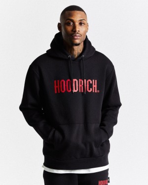 Men's Hoodrich OG Core Hoodie Black | 26904-ZLVD