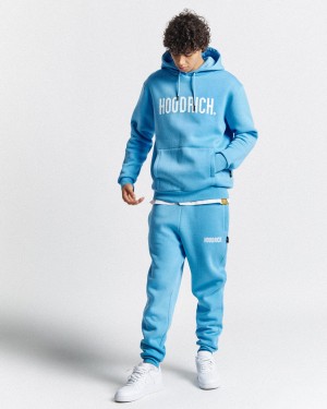 Men's Hoodrich OG Core Set Tracksuits Blue | 27086-DIUK