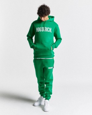 Men's Hoodrich OG Core Set Tracksuits Green | 07316-GETW