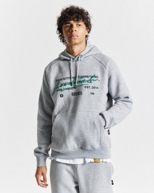 Men's Hoodrich OG Cruzade Hoodie Grey | 43102-VHBX