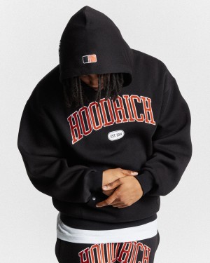 Men's Hoodrich Phoenix Oversized Hoodie Black | 84290-MFWN