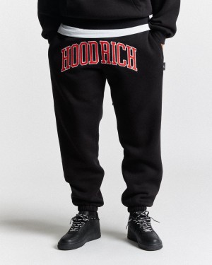 Men's Hoodrich Phoenix Oversized Joggers Black | 52160-KHTE