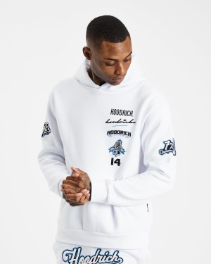 Men's Hoodrich Stadium Hoodie White | 62509-AKEJ