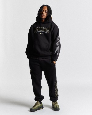 Men's Hoodrich Zenith Oversized Joggers Black | 18562-FXNK