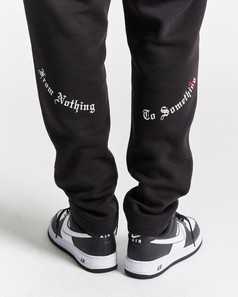 Men's Hoodrich Empire Joggers Black | 62598-DOIM