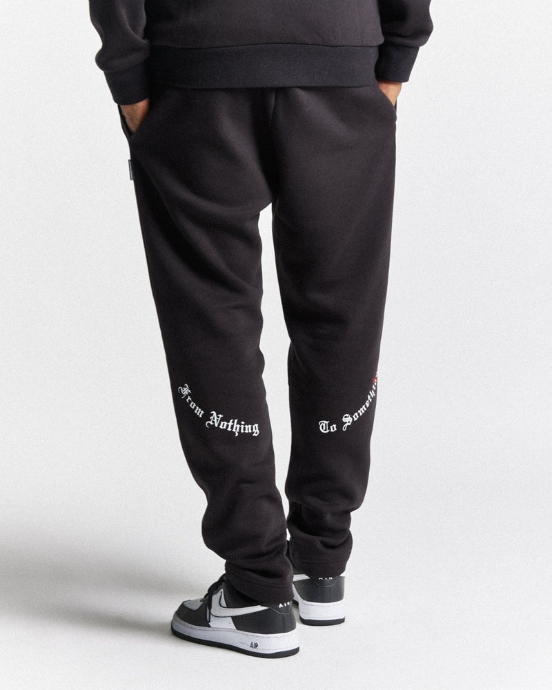 Men's Hoodrich Empire Joggers Black | 62598-DOIM