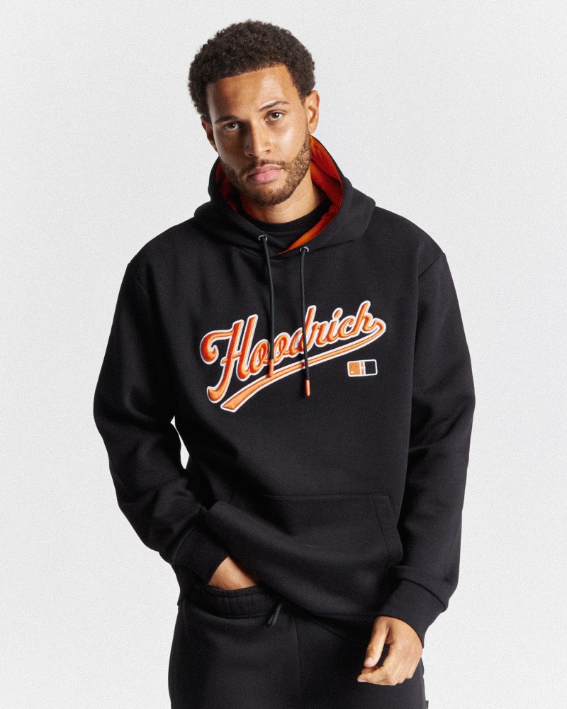 Men\'s Hoodrich Fort Hoodie Black | 27985-GTCB