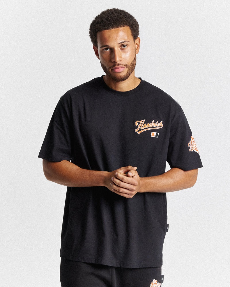 Men's Hoodrich Fort T Shirts Black | 38790-TFJE