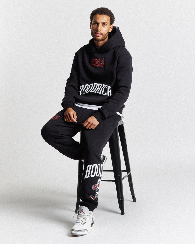 Men's Hoodrich Menace Joggers Black | 67342-YCTU