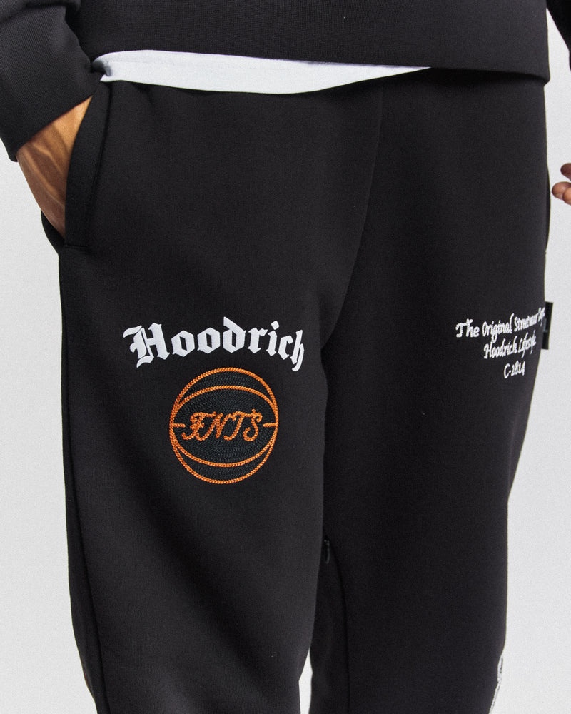 Men's Hoodrich Net Joggers Black | 43795-GMLJ