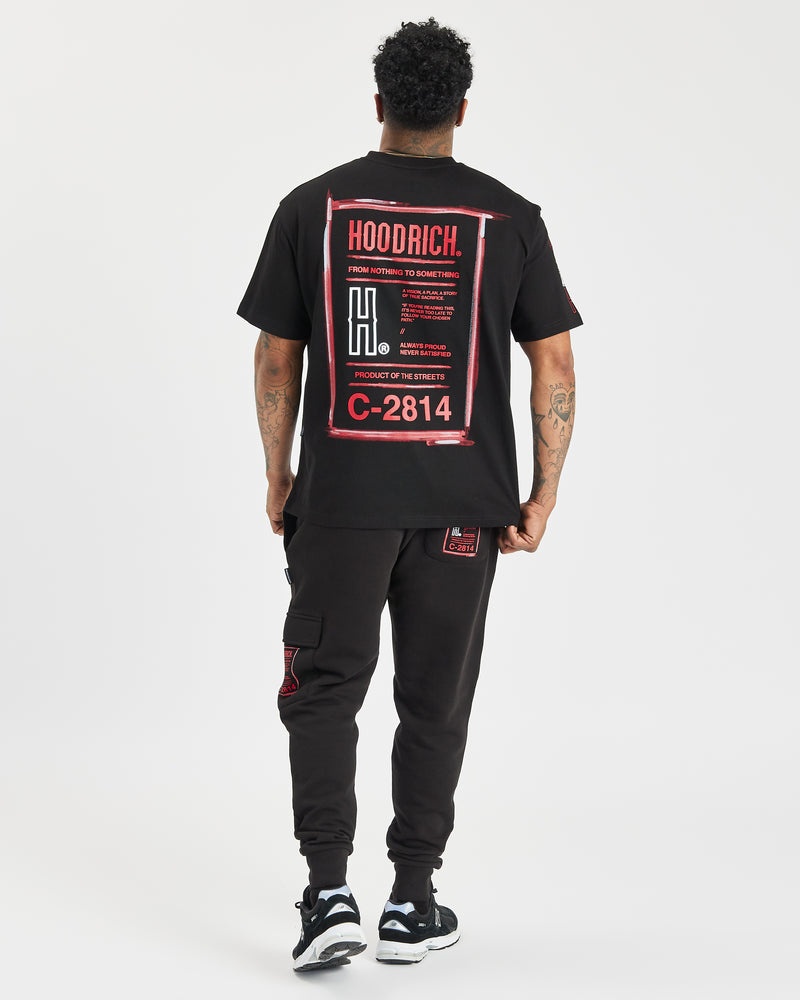 Men's Hoodrich OG Akira T Shirts Black | 84312-POJN