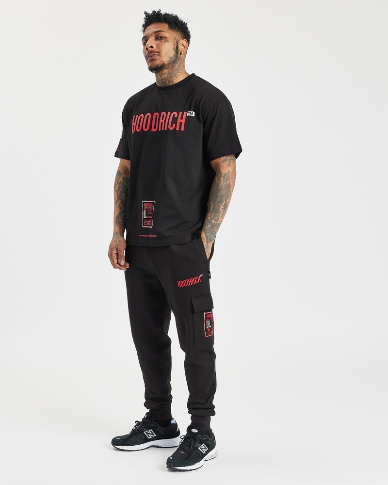 Men's Hoodrich OG Akira T Shirts Black | 84312-POJN