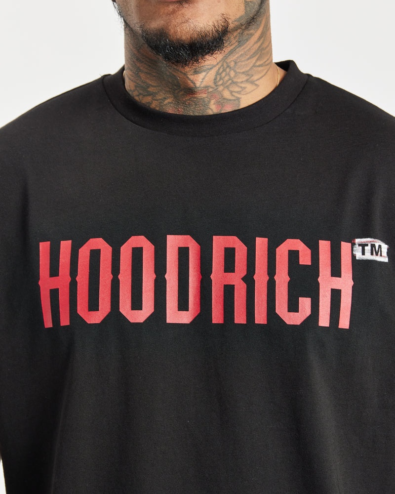 Men's Hoodrich OG Akira T Shirts Black | 84312-POJN