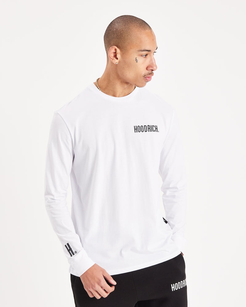 Men's Hoodrich OG Core Long Sleeve 2 pack T Shirts Black / White | 05983-ZMKG