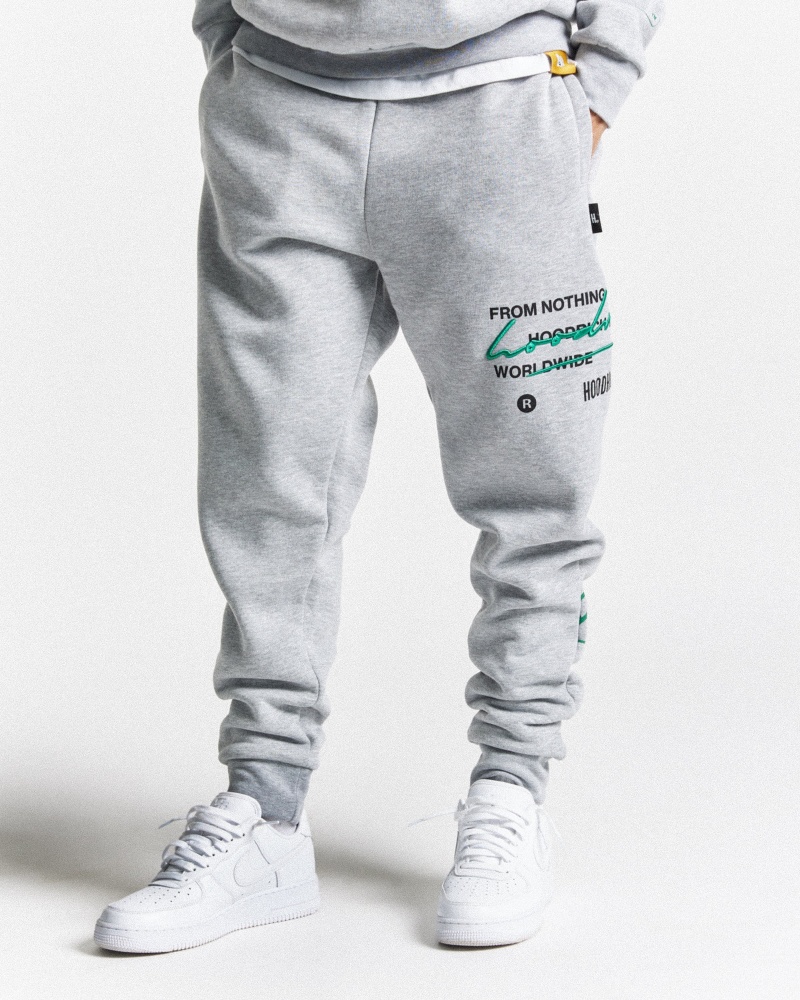 Men\'s Hoodrich OG Cruzade Joggers Grey | 37024-KOUW