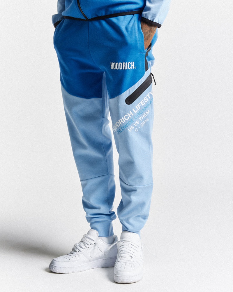 Men's Hoodrich OG Cycle Joggers Blue | 07251-IGHW