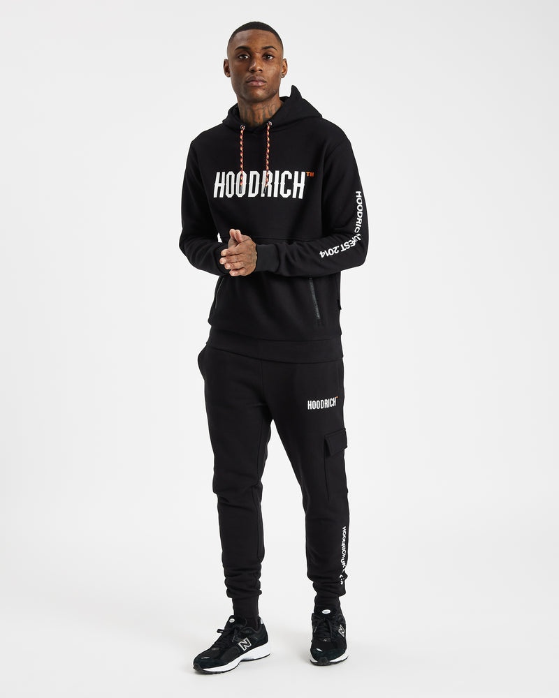 Men's Hoodrich OG Limit Cargo Joggers Black | 63917-BSAY