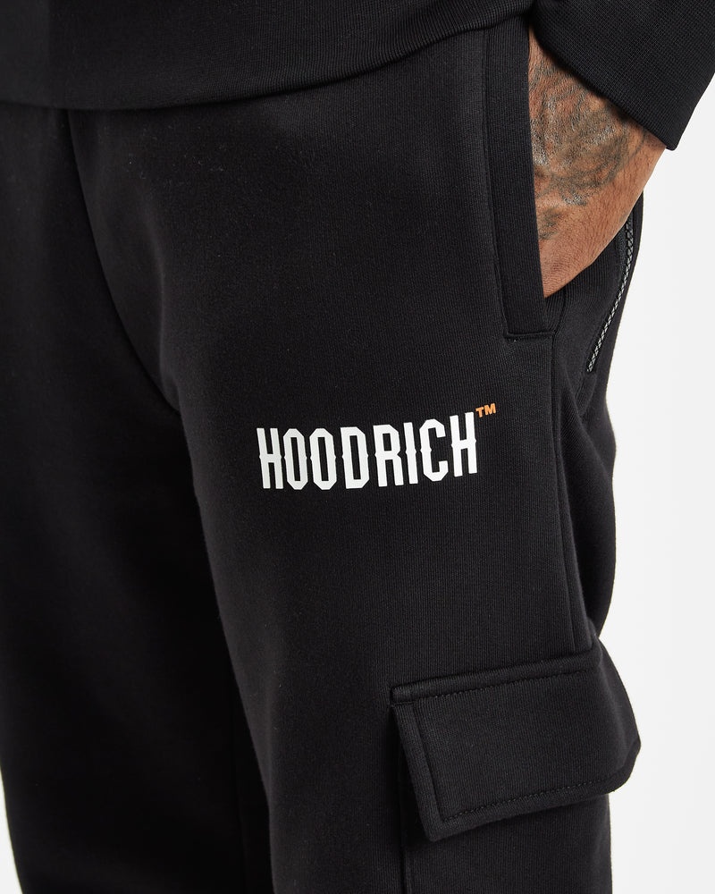 Men's Hoodrich OG Limit Cargo Joggers Black | 63917-BSAY