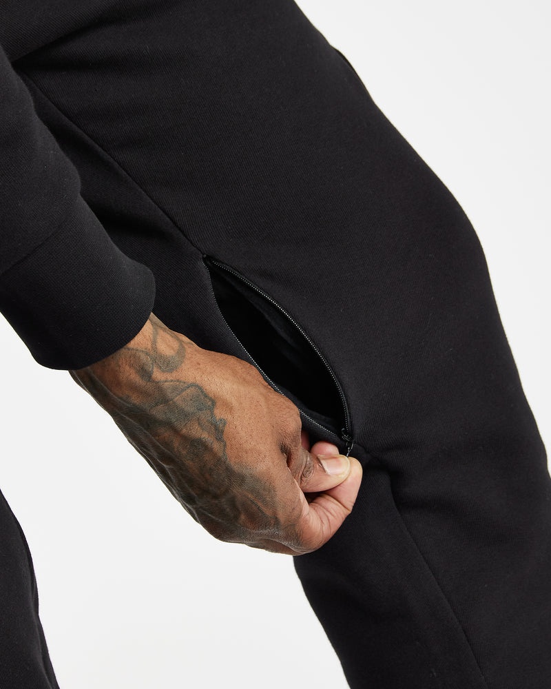 Men's Hoodrich OG Limit Cargo Joggers Black | 63917-BSAY