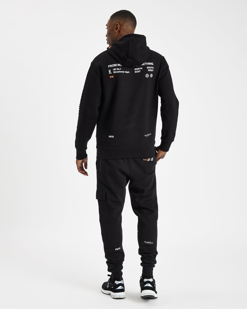 Men's Hoodrich OG Limit Hoodie Black | 30469-JYKV