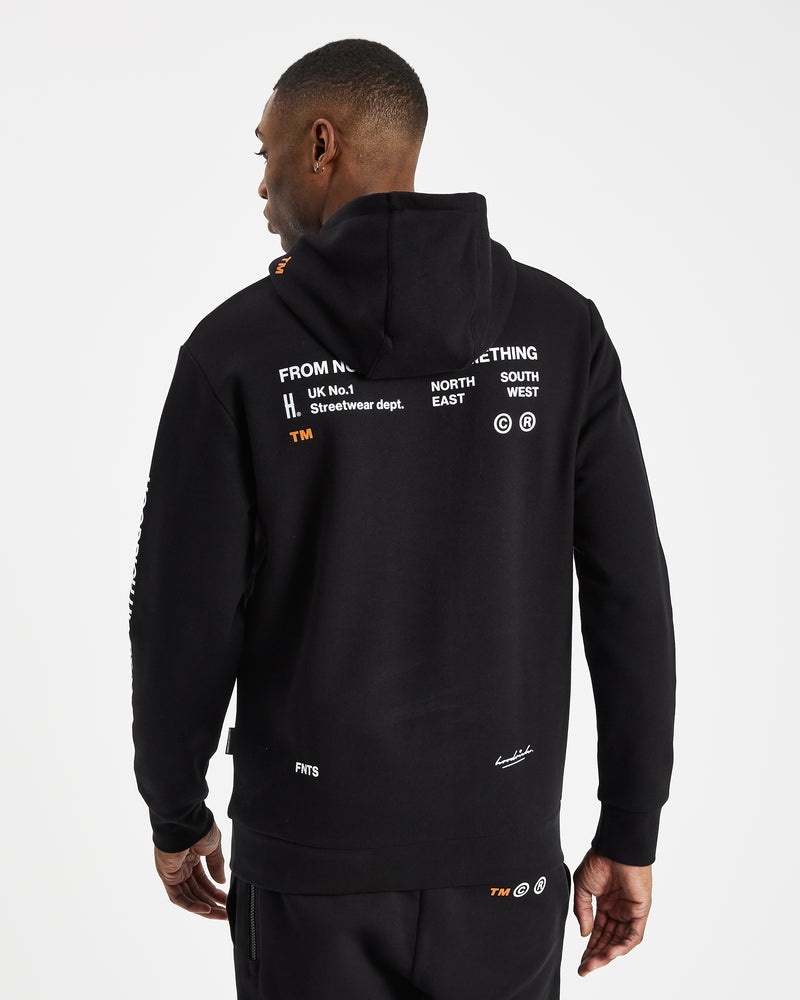 Men's Hoodrich OG Limit Hoodie Black | 30469-JYKV