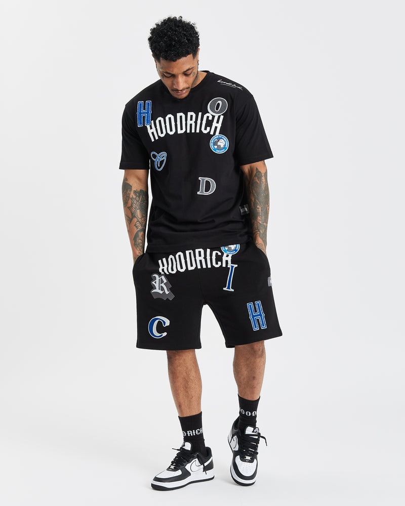 Men's Hoodrich OG Pacific V2 Shorts Black | 36258-RLSJ