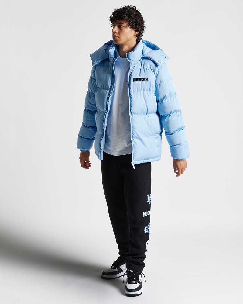 Men's Hoodrich OG Stack Jackets Blue | 01632-IEDU