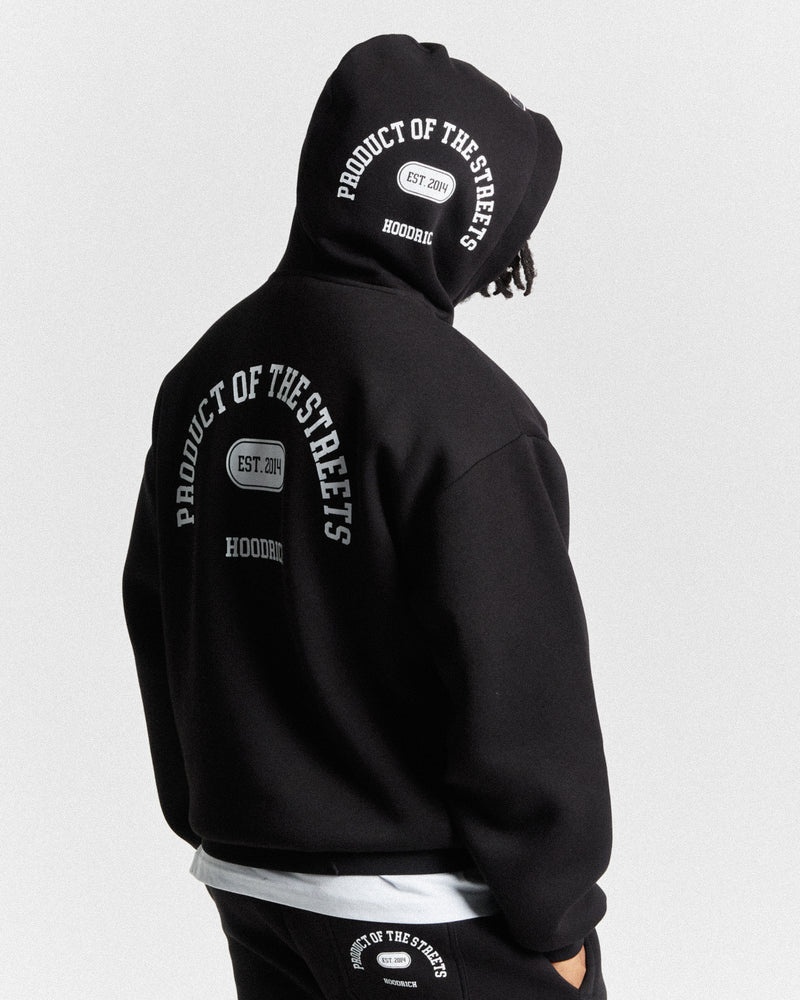 Men's Hoodrich Phoenix Oversized Hoodie Black | 84290-MFWN