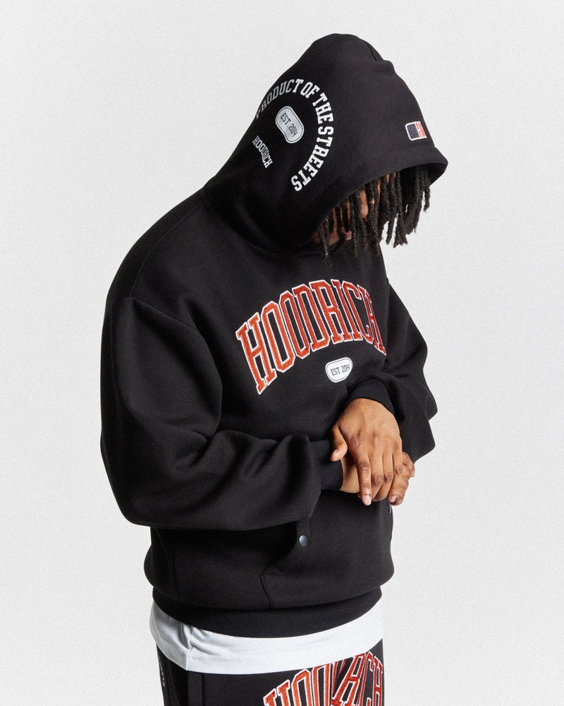 Men's Hoodrich Phoenix Oversized Hoodie Black | 84290-MFWN