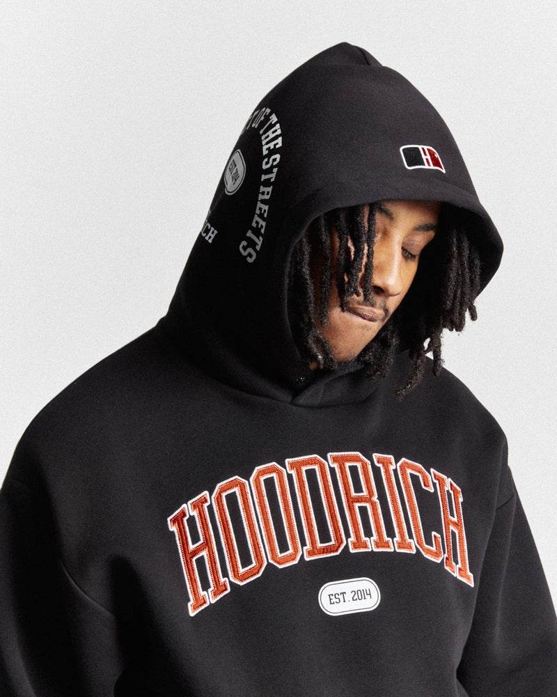 Men's Hoodrich Phoenix Oversized Hoodie Black | 84290-MFWN