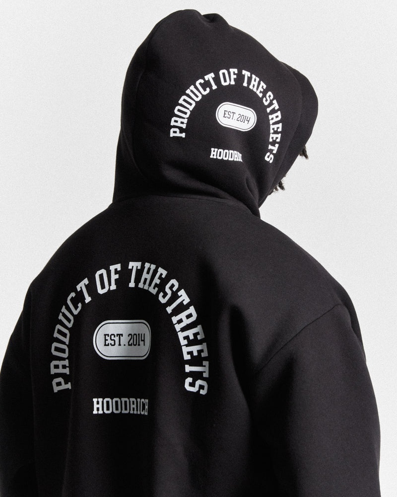 Men's Hoodrich Phoenix Oversized Hoodie Black | 84290-MFWN