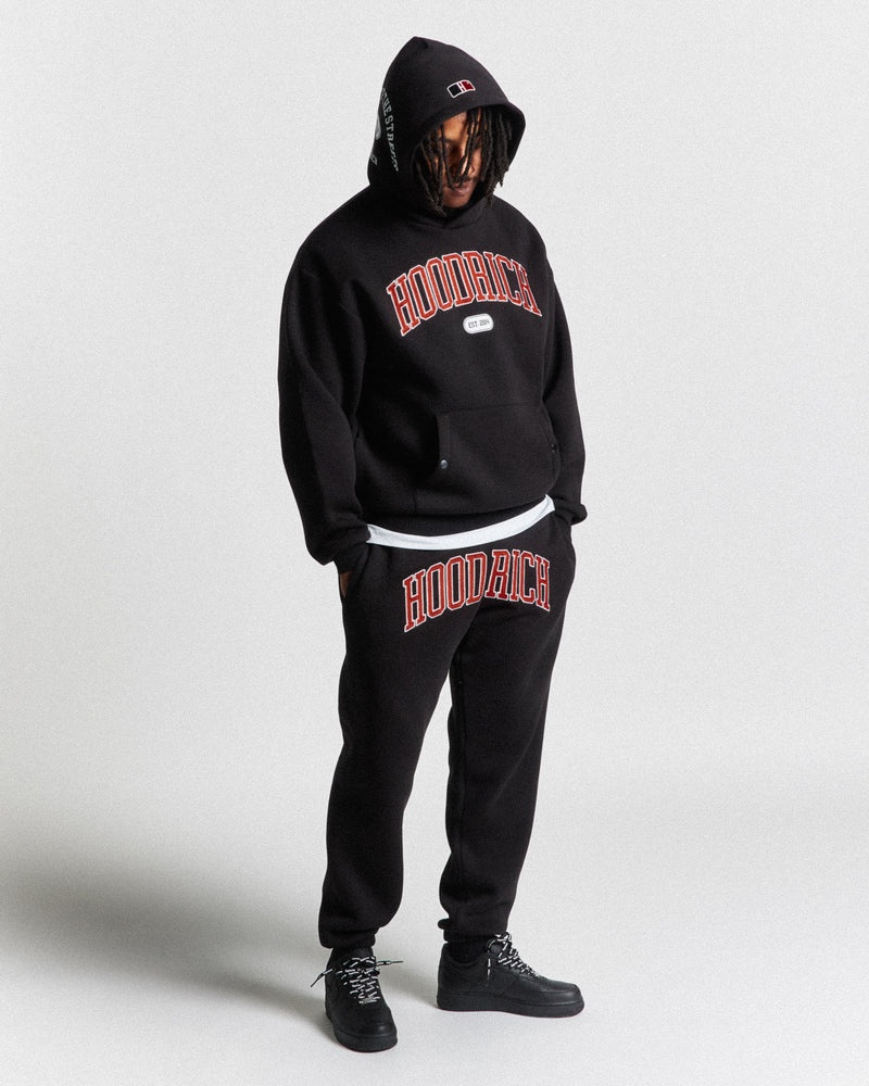 Men's Hoodrich Phoenix Oversized Hoodie Black | 84290-MFWN