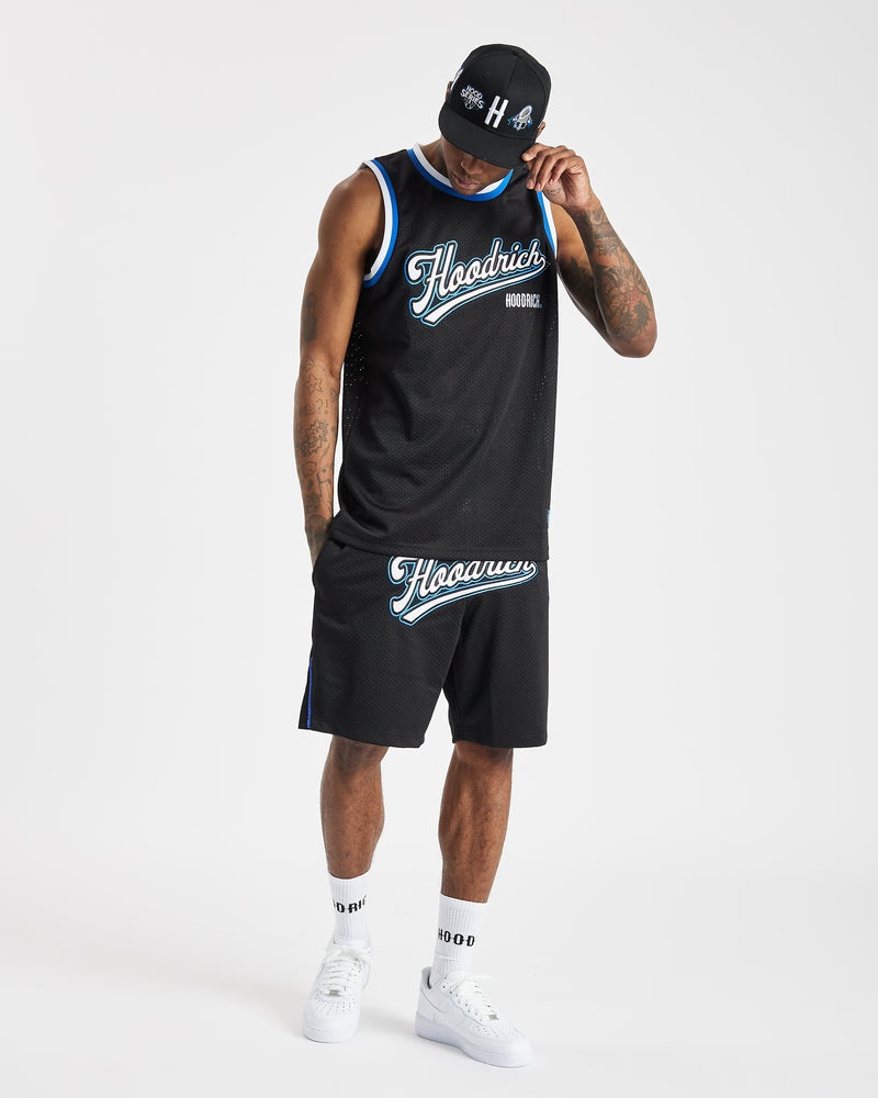 Men's Hoodrich Stadium Basketball Vest Black | 31274-KERU