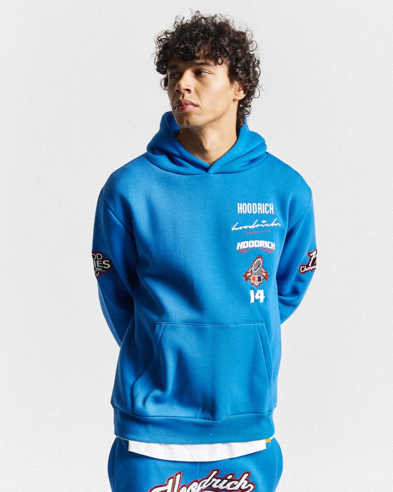 Men's Hoodrich Stadium Hoodie Blue | 75629-STZN