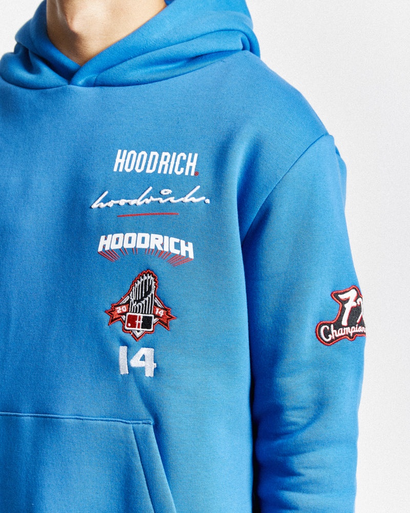 Men's Hoodrich Stadium Hoodie Blue | 75629-STZN