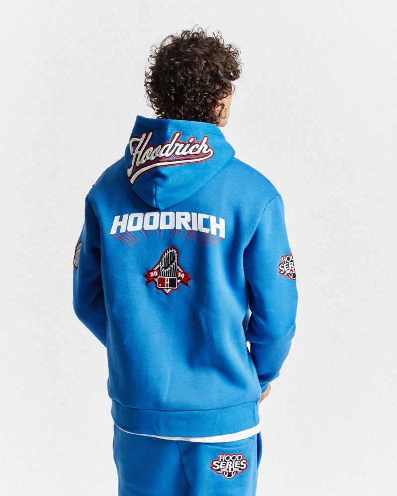 Men\'s Hoodrich Stadium Hoodie Blue | 75629-STZN