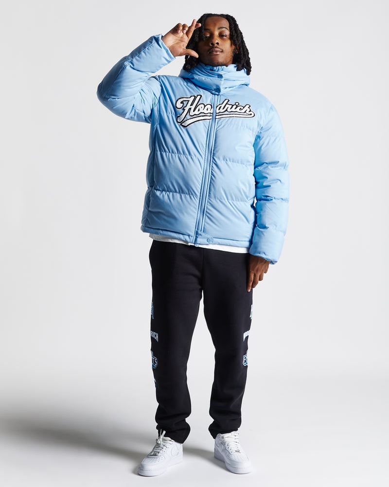 Men's Hoodrich Stadium Jackets Blue | 48605-CWBS