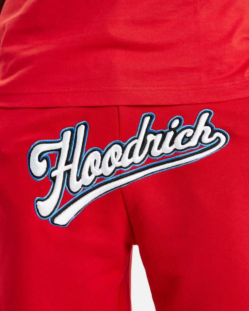 Men's Hoodrich Stadium Shorts Red | 75309-EMIZ