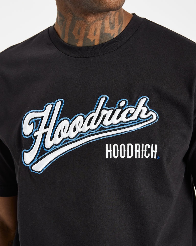 Men's Hoodrich Stadium T Shirts Black | 96780-QTID