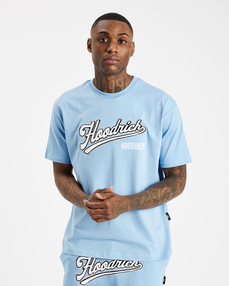 Men's Hoodrich Stadium T Shirts Blue | 10943-JSOA