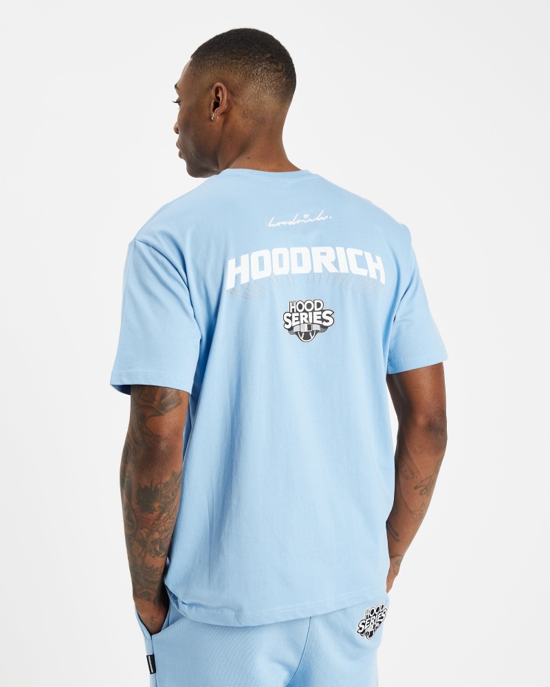 Men\'s Hoodrich Stadium T Shirts Blue | 10943-JSOA