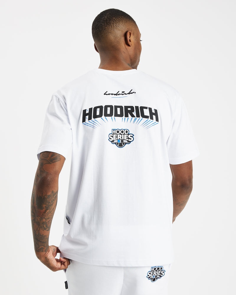 Men's Hoodrich Stadium T Shirts White | 87051-QDNA