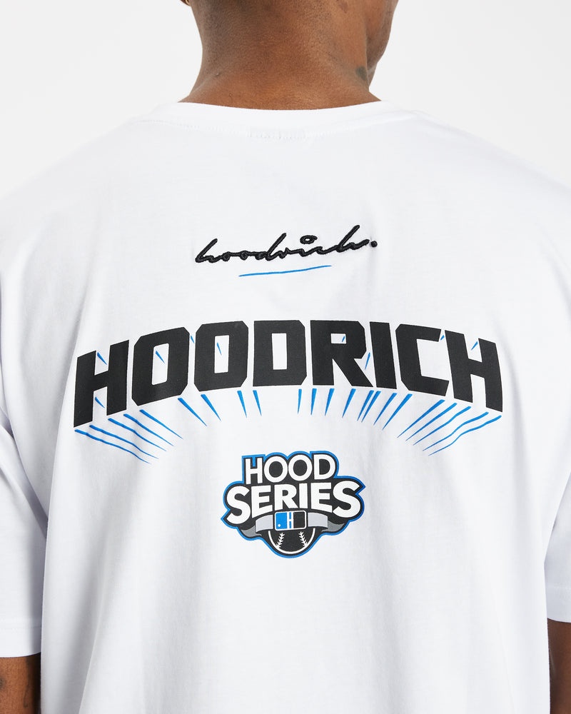 Men's Hoodrich Stadium T Shirts White | 87051-QDNA