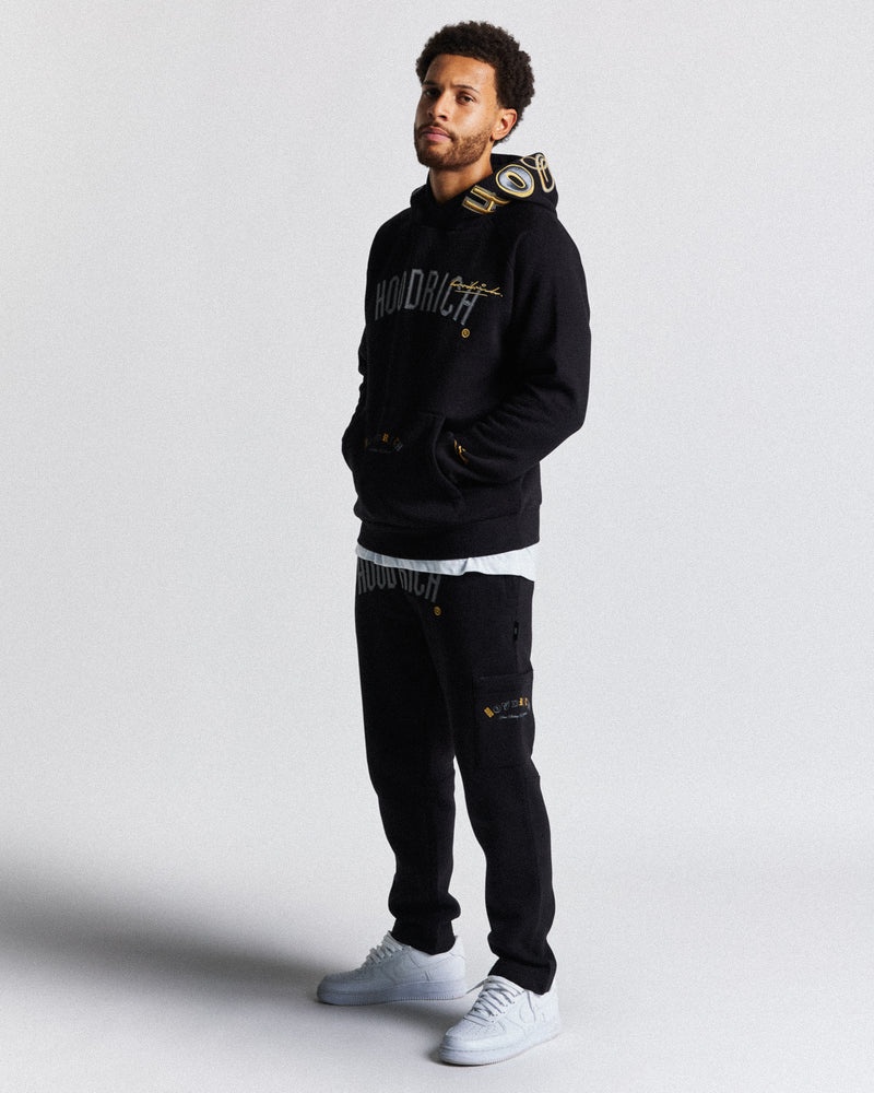 Men's Hoodrich Stature Joggers Black | 85467-KRAW