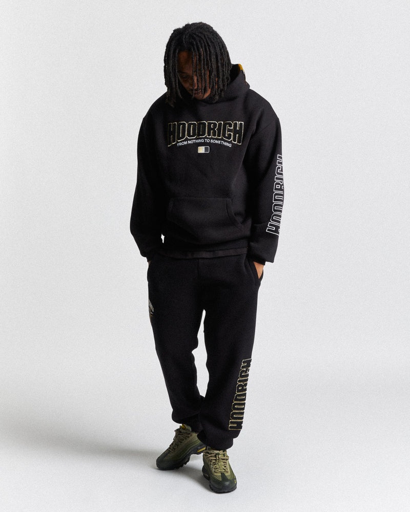 Men's Hoodrich Zenith Oversized Joggers Black | 18562-FXNK