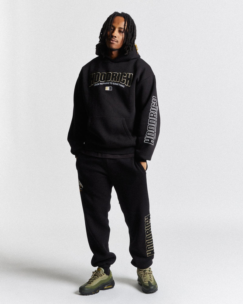 Men\'s Hoodrich Zenith Oversized Joggers Black | 18562-FXNK