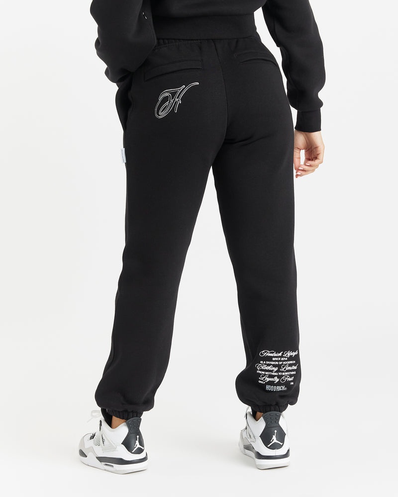 Women's Hoodrich Fortify Joggers Black | 17039-KXLY