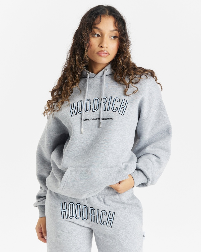 Women\'s Hoodrich OG Breeze Hoodie Grey | 34568-SMFR