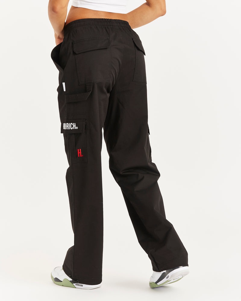 Women's Hoodrich OG Combat Cargo Pants Black | 32958-HFOB