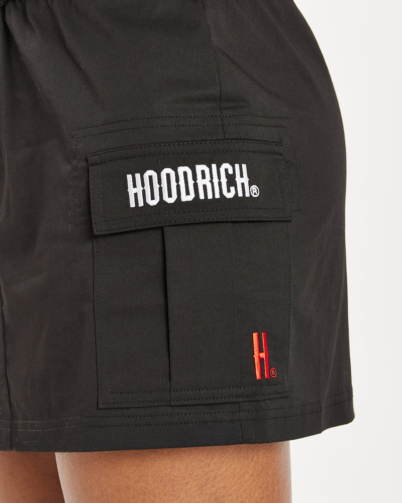 Women's Hoodrich OG Combat Cargo Skirts Black | 21560-MGLN